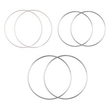 2x Metal Floral Hoops Hoop Rings for Making Wedding Wreaths Holidays Decors
