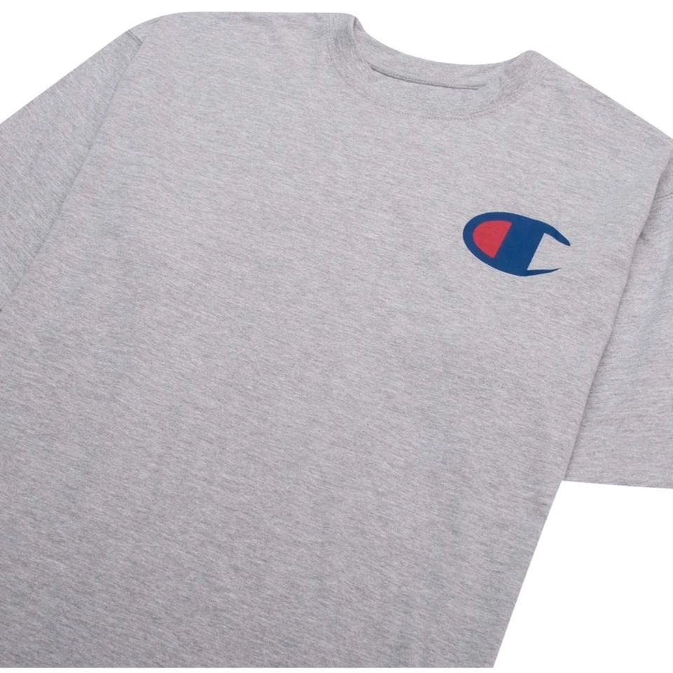 Champion Big and Tall T Shirts for Men Graphic Big and Tall Tees Gray 2XLT - Image 2 of 4