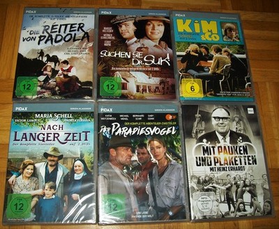 Auswahl DVD: Adlerflügel/Charlie Chan/Mit Pauken und Plaketten/Kim & Co. u.a.
