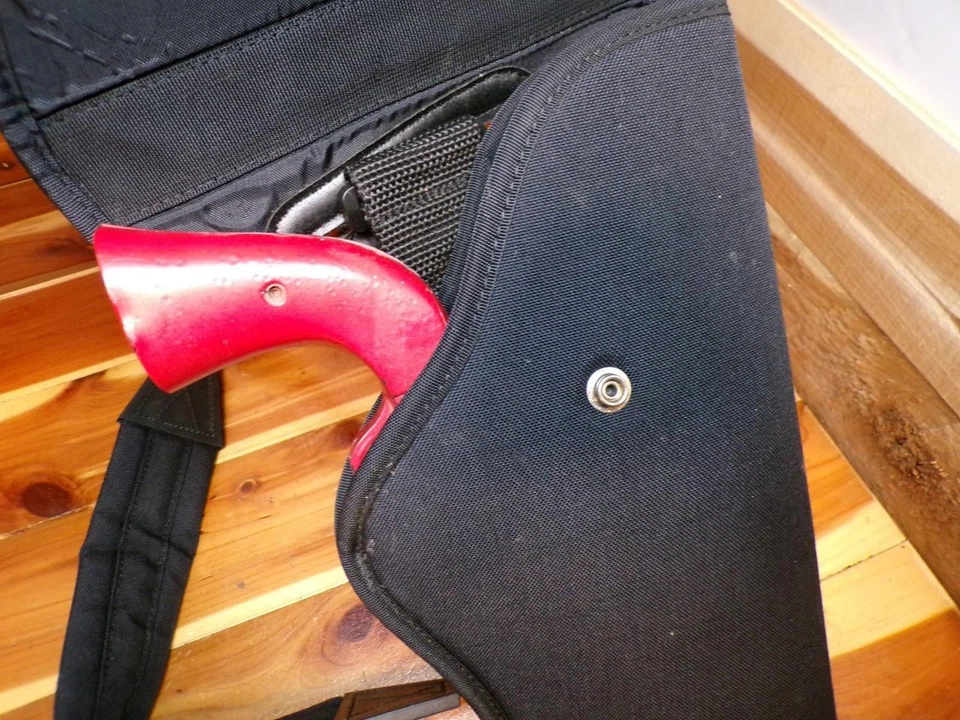 #3 Uncle Mikes Across Chest Holster Scoped for CASULL & S/A D/A Revolver to 6.5" - Image 3 of 4