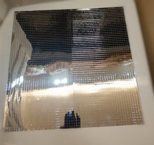 Self-Adhesive Real Glass Mirror Tile Craft,Colored Mini Square Mirrors Mosaic...
