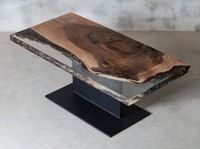 Couchtisch Rechteckig Luxus Design Holz Braun MöBel Wohnzimmer Couchtische