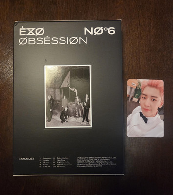 EXO OBSESSION CD Album 2019 K-Pop SM Entertainment Cardboard Sleeve