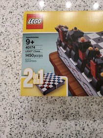 LEGO 2 In 1 Chess Set 40174 Brand New Factory Sealed 9+ 1450pcs