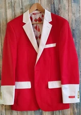 NWOT Shinesty Bad Santa Blazer Jacket Men size 42 Christmas Holiday Party Jacket