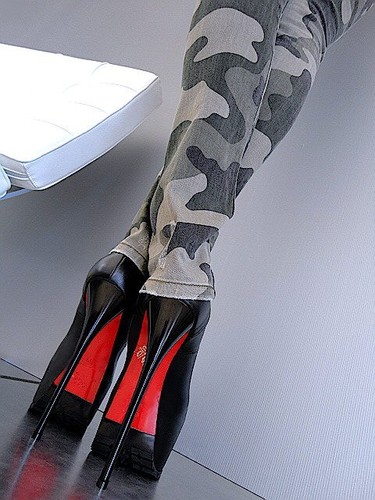 MADE IN ITALY NEU DAMEN PLATEAU SEXY HIGH HEELS PUMPS SCHUHE LEDER SCHWARZ - Picture 5 of 9