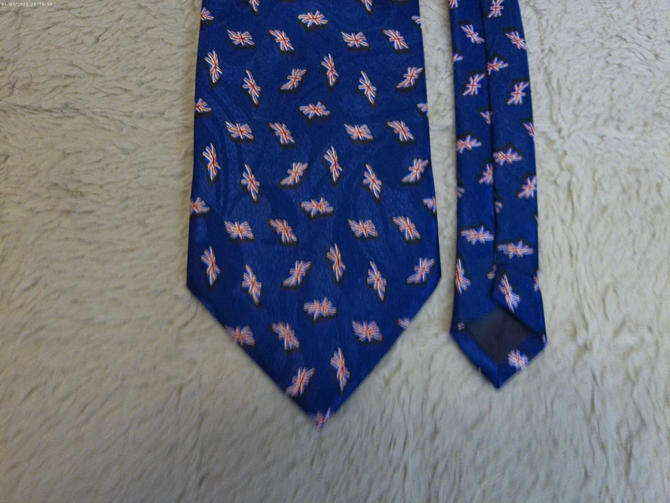 Crest of Londn Men's Neck Tie Union Jack - Image 3 of 4