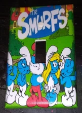 Custom Handmade The Smurfs Single Toggle Light Switch Cover