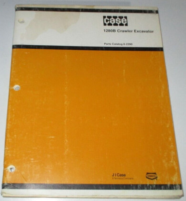 Case 1280B Crawler Excavator  Parts Catalog Manual Book ORIGINAL! 12/84 8-2390