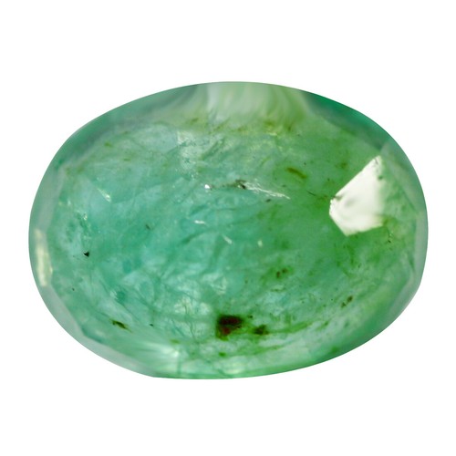 3.72 Ct Terrific Perfect Oval 10.6 x 8 MM Green Colombia Natural Emerald - Picture 2 of 5