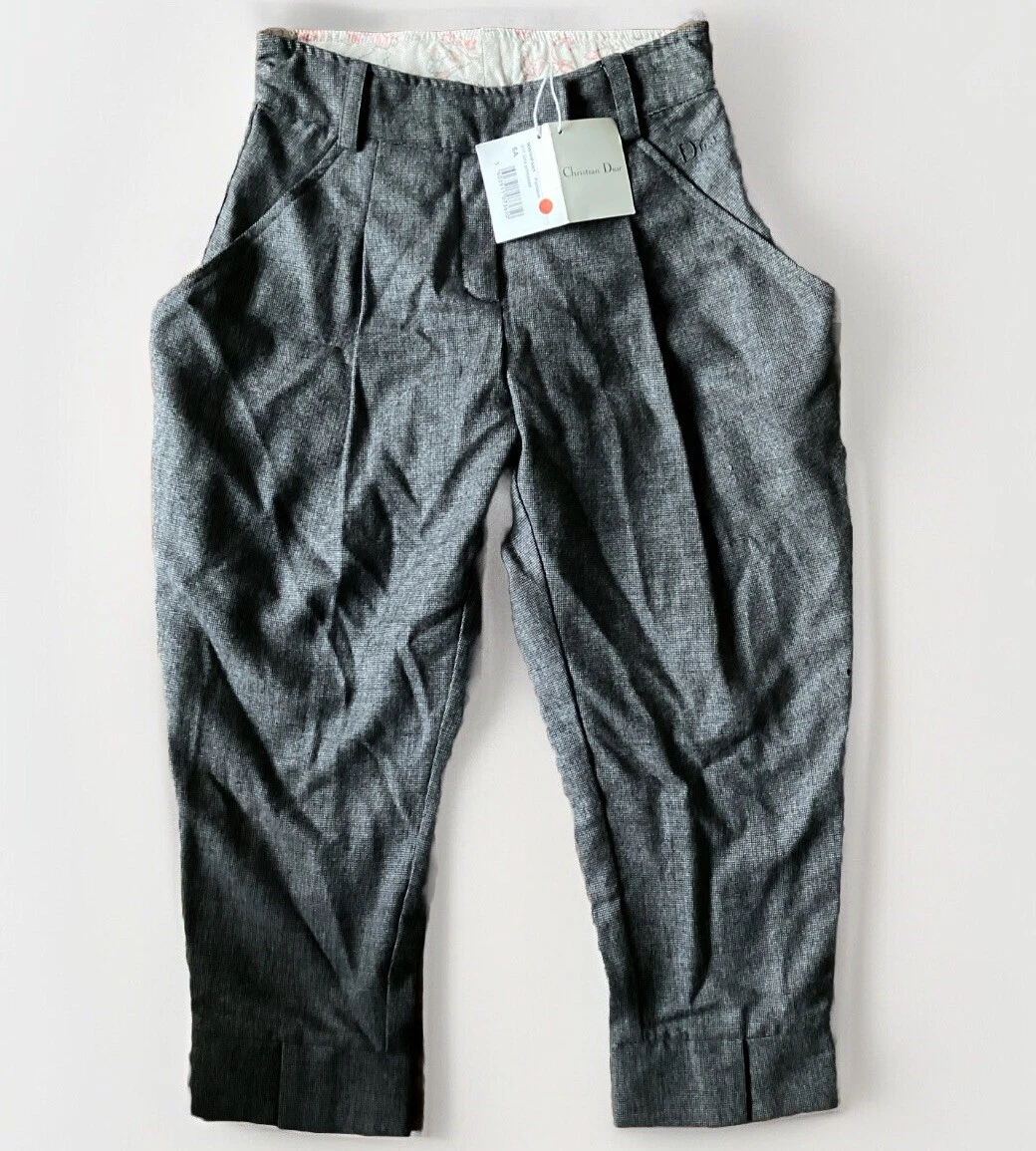 Pantalone Christian Dior grigio età 6 bambina Gris Princesse + SPEDIZIONE GRATUITA