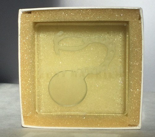 Spaceform London Glass Just Married 1 1/2” In Padded Box Paperweight  - Picture 2 of 2