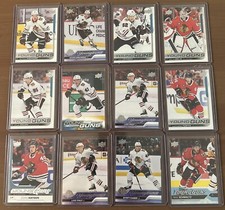 NHL Upper Deck Chicago Blackhawks Young Guns - 12 Card Lot! Korchinski Delia ++