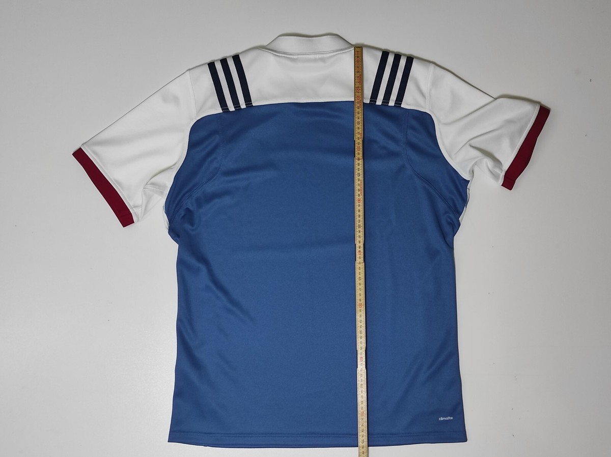 FFR FRANCE RUGBY 2016-17 HOME SHIRT ADIDAS AZ4444 JERSEY SIZE XL