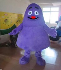 New Purple Grimace Monster Mascot Costume Cartoon Cosplay Party Dress Outfit