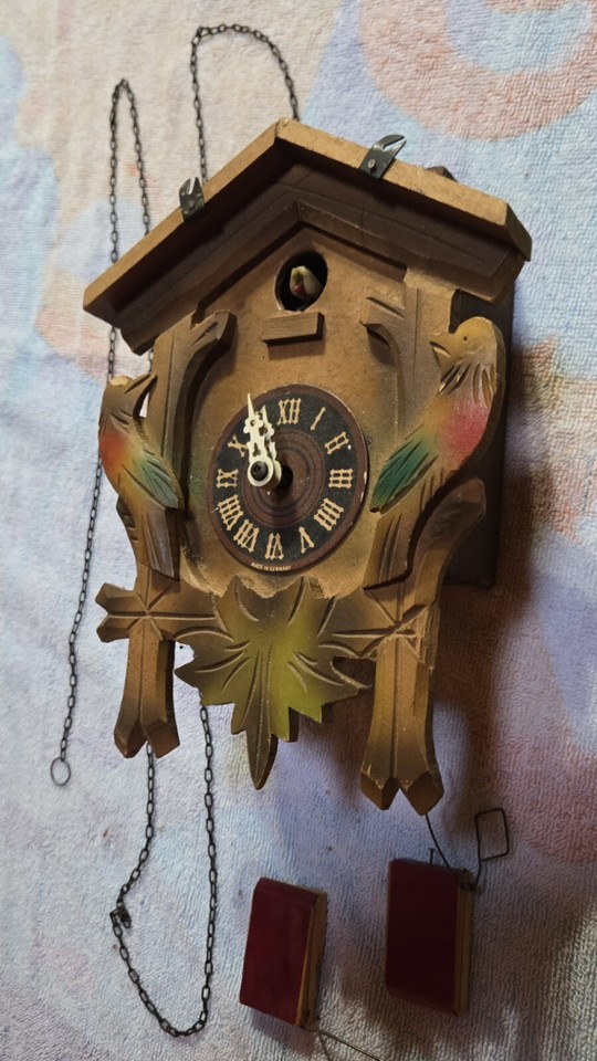 West Germany Cuckoo Clock Vintage Parts Repair Refurbish Bird Topper | eBay