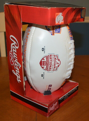 RARE BACK TO BACK NATIONAL CHAMPIONS ALABAMA CRIMSON ROLL TIDE 2012 BCS FOOTBALL - Picture 5 of 12
