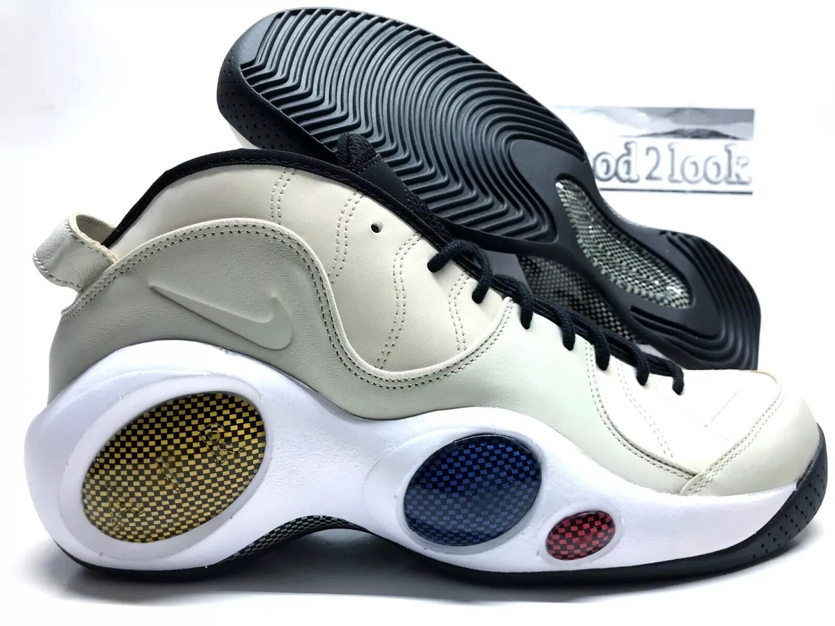 NIKE AIR ZOOM FLIGHT 95 LIGHT OREWOOD/BLUE COBALT SIZE MEN'S 7.5