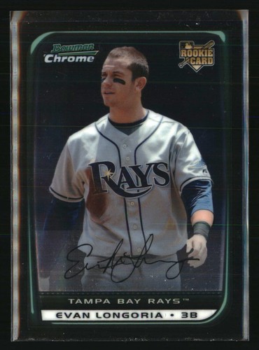 Evan Longoria #BDP27 2008 Bowman Chrome Draft card