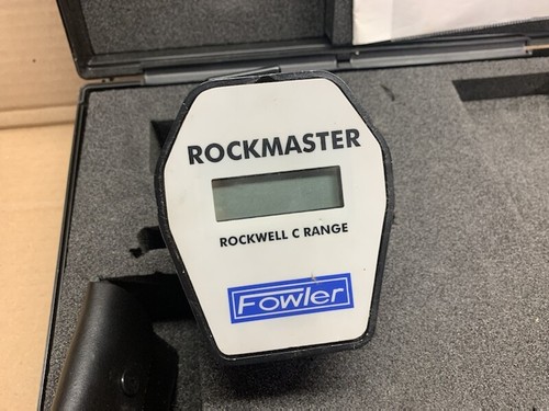 Fowler Rockmaster 54-760-777 Portable Digital Hardness Tester Rockwell C TESTED - Picture 2 of 3