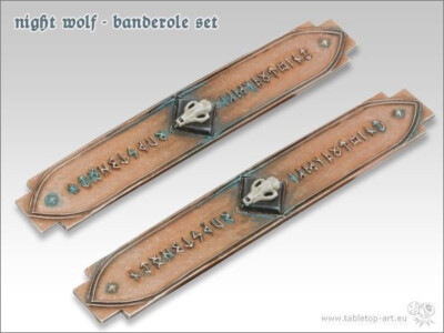 Tabletop Art EU: Night Wolf Banderole Set