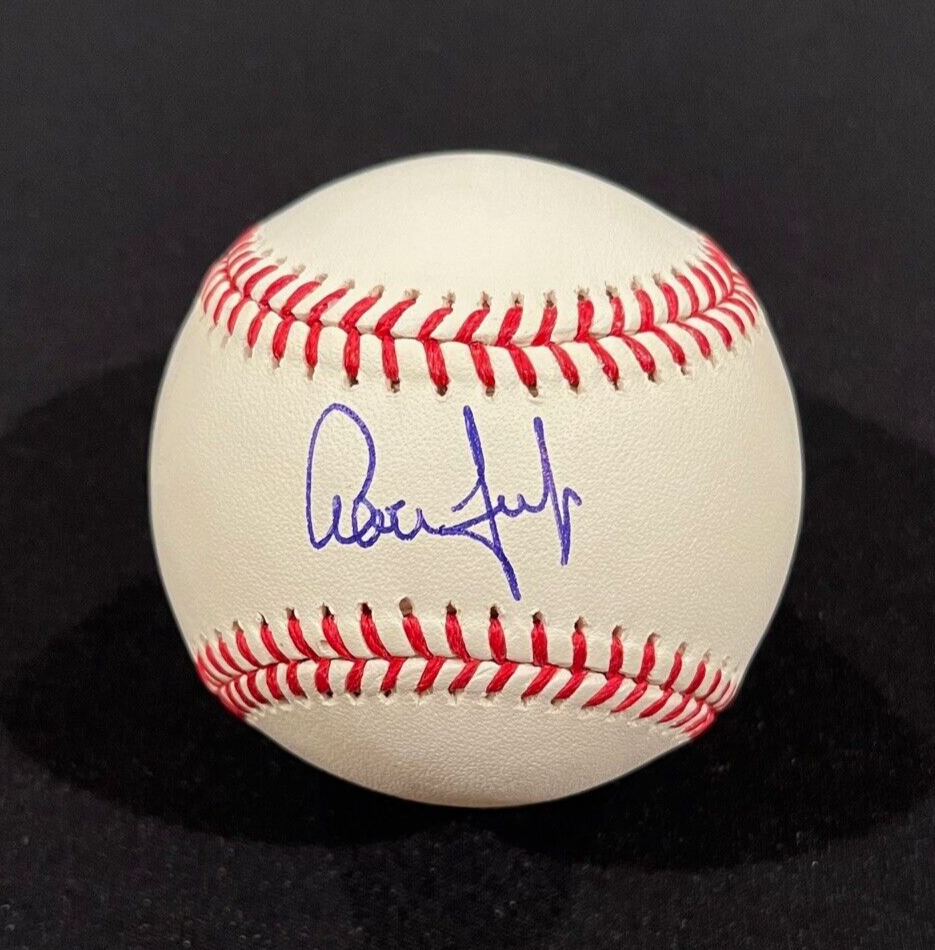 Aaron Judge Autographed Signed New York Yankees CAPTAIN OML MLB BASEBALL COA 