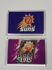 NBA Basketball Phoenix Sun's Acrylic Fridge Magnet Set Of 2