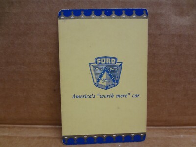 Ford Dealership Give A Way - Single Playing Card | eBay