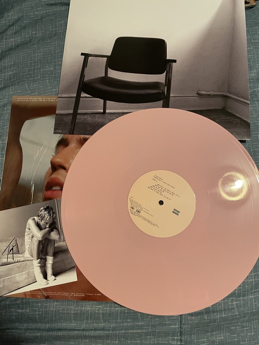 Troye Sivan Something To Give Each Other Deluxe Pink Vinyl Signed