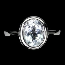 925 Sterling Silver Ring Oval Aquamarine 10x8mm Gemstone Jewelry Sz 7