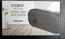 Coby Decor Wireless Bluetooth Speaker Black NEW