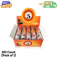 Pack of 100 Quick Light Charcoal Tablets for Incense 33 mm Resin Burner Rolls ..