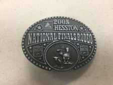 2005 National Finals Rodeo Hesston Belt Buckle - Adult