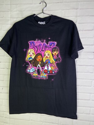 MGA Bratz Dolls Licensed Short Sleeve Graphic Print Top T-Shirt Womens Size S