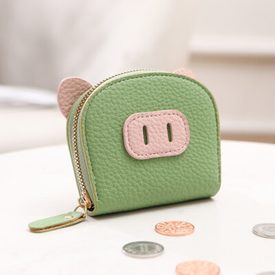 Cute Pig Multi-function Wallet Credit Card Holder Purse Coin Purse 11 Card Slots