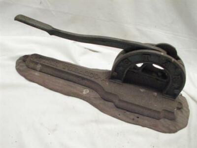 tobacco cutting tools Early Star Tobacco Cutter Cigar Tool Chewing Plug Cast Iron General Store
