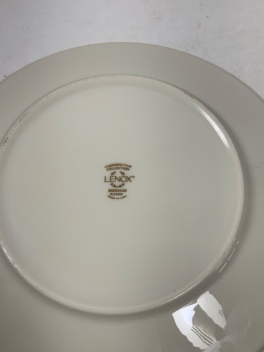 Set of 5 Lenox Serenade Pattern Plates- 2 Bread, 2 Salad, 1 Saucer Plate - Picture 12 of 13