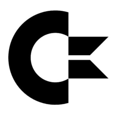 Commodore C Logo Etikett Vinyl Aufkleber - C64 C16 Amiga PLUS4 Retro Vintage Computer
