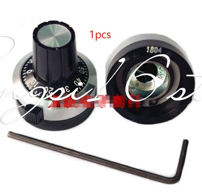 1pcs MG20-22B6 6.0MM shaft diameter scale counting potentiometer knob dial #T8*