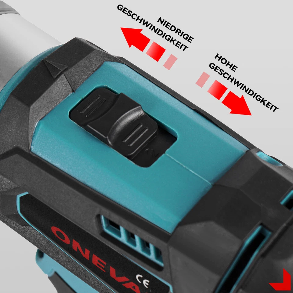 ONEVAN Akku Blechschere Akkuschere 18V Elektrisch Schere Metall-Schere mit 2Akku - Bild 4 von 4