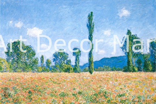 Poppy Field- Monet - GICLEE ART PRINT 12 x 18 Many Sizes - Picture 2 of 3