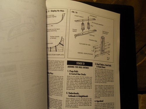 FAIR AMERICAN 1780 18TH CENTURY WAR BRIG. BUILDING INSTRUCTIONS MANUAL ONLY - Picture 13 of 15