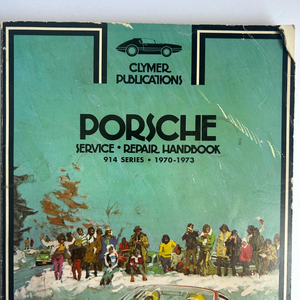 Manual de reparación de servicio Clymer Publications PORSCHE serie 914 1970-1973 Foto 3 de 4