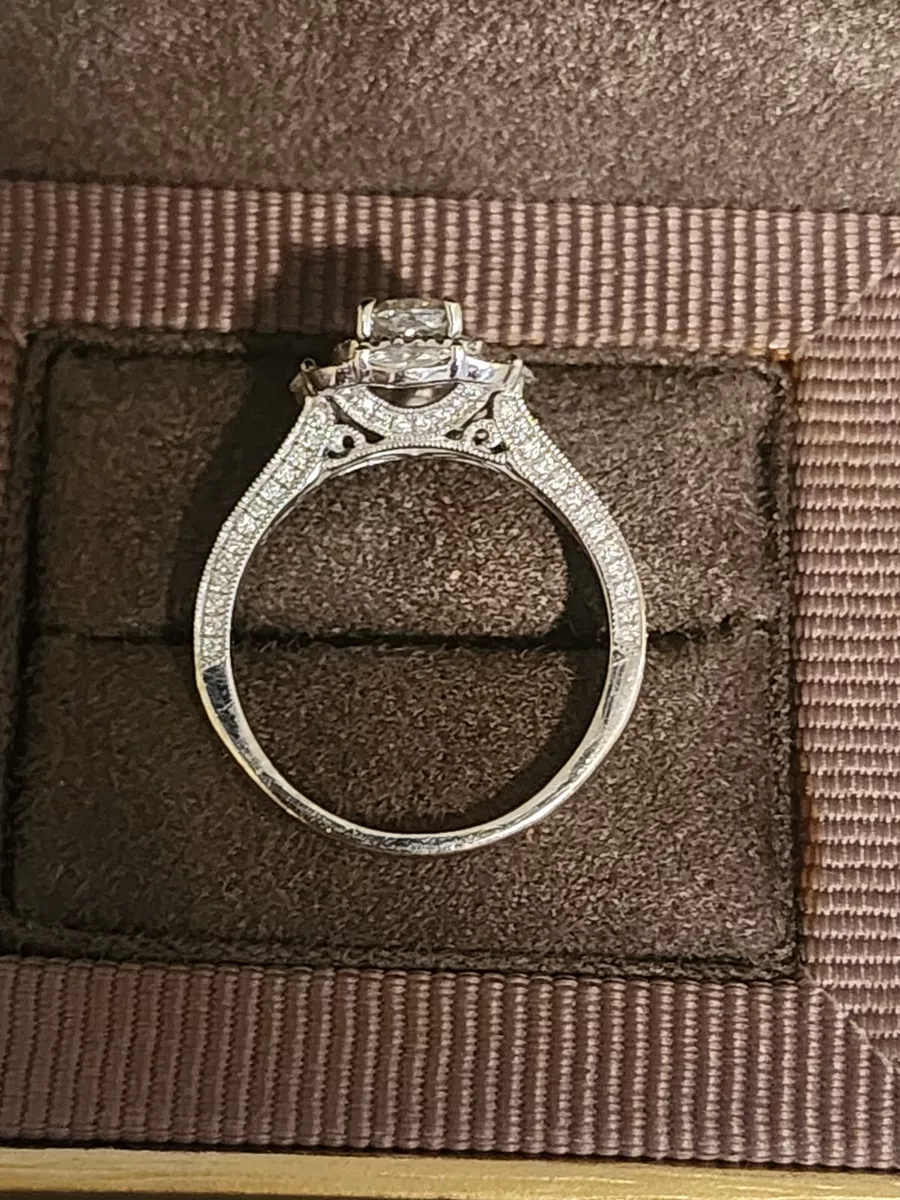Neil lane diamond engagement ring 2024 1 ct tw 14k white gold