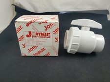 JOMAR 1 1/2'' SINGLE UNION BALL VALVE PVC SOLVENT ENDS