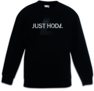 Just Hodl Kinder Pullover Crypto Currencies Blockchain Fun Krypto Kryptowährung