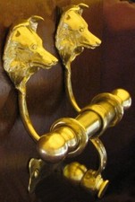 SHELTIE, SHETLAND SHEEPDOG Bronze DUET Door Knocker