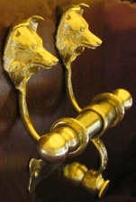 SHELTIE, SHETLAND SHEEPDOG Bronze DUET Door Knocker