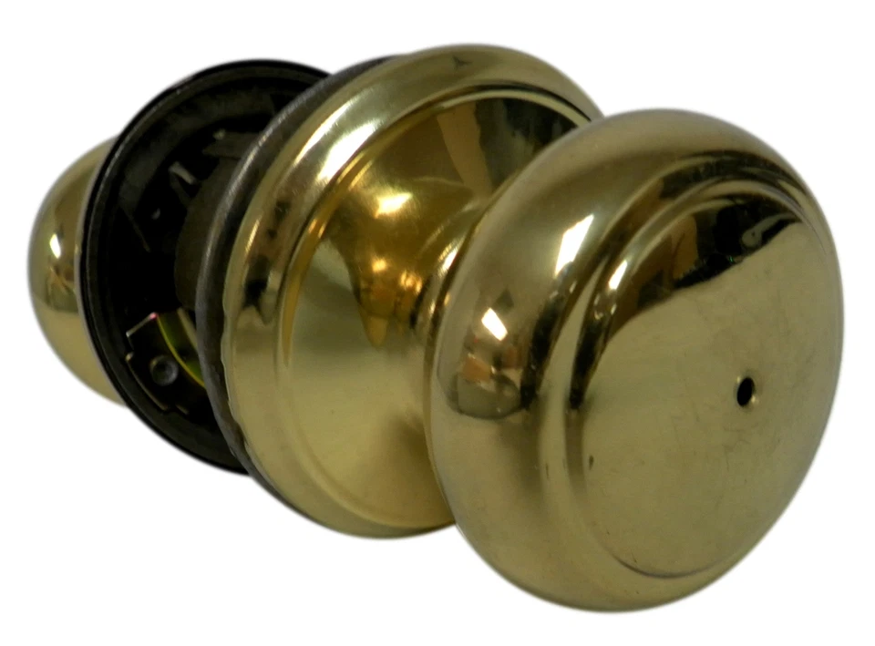 Schlage F40 AND 605 16-080 Bright Brass-Polished Privacy Entry Handle Assembly