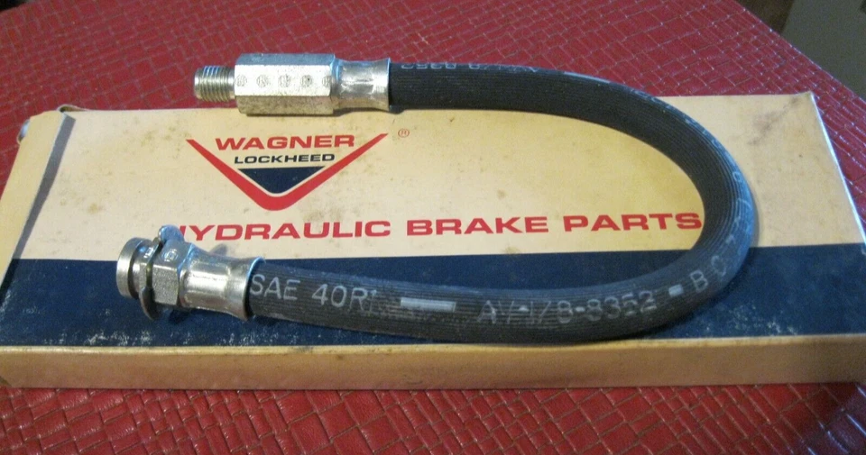 NOS 1962-1964 Buick, all ex Special, mangueira de freio dianteiro, fabricante de equipamento original, na caixa - Imagem 2 de 2